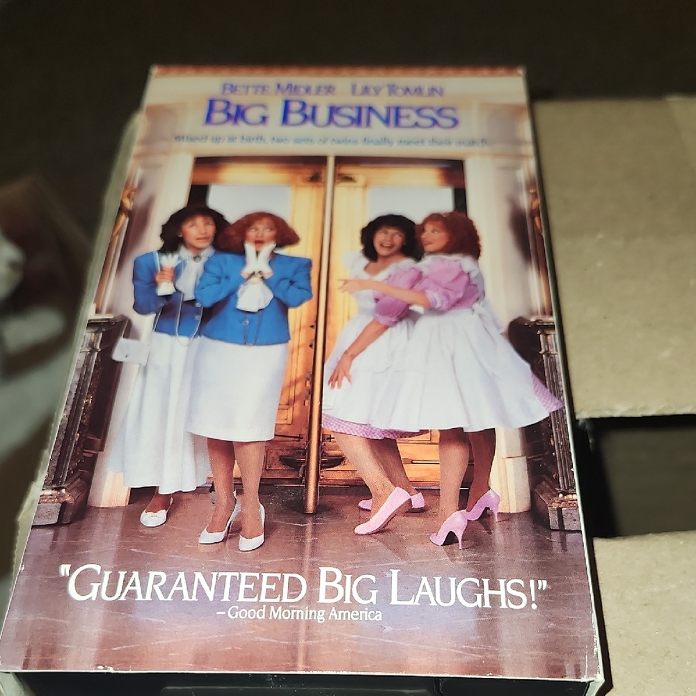 Big Business VHS Tape